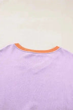 Sweatshirts Orchid Rib Knit Sweatshirt