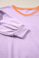 Sweatshirts Orchid Rib Knit Sweatshirt