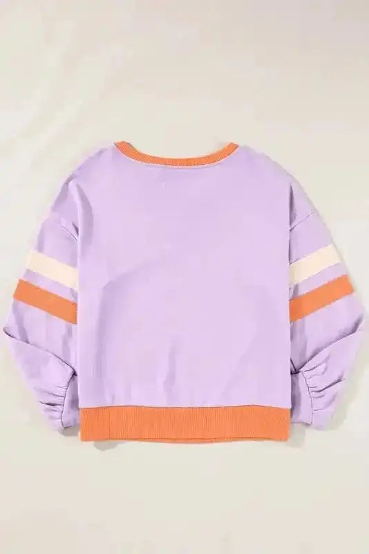 Sweatshirts Orchid Rib Knit Sweatshirt