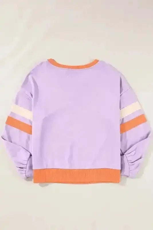 Sweatshirts Orchid Rib Knit Sweatshirt
