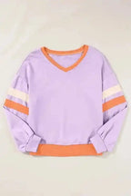 Sweatshirts Orchid Rib Knit Sweatshirt