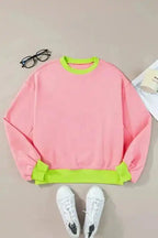 Sweatshirts Pink / S / 50%Polyester+50%Cotton HueBloom Bubbled Sweatshirt