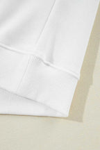 Sweatshirts Relaxed American Flag Print Sweatshirt