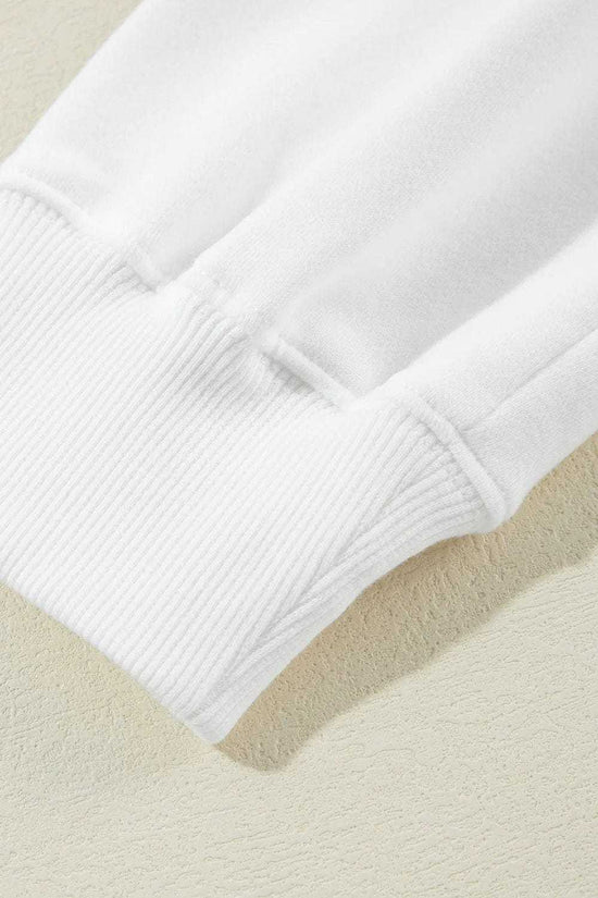 Sweatshirts Relaxed American Flag Print Sweatshirt