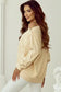 Sweatshirts Relaxed Fit Button-Sleeve Sweatshirt