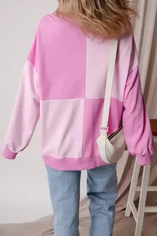 Sweatshirts Sorbet Shades High Low Sweatshirt