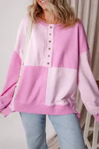 Sweatshirts Sorbet Shades High Low Sweatshirt