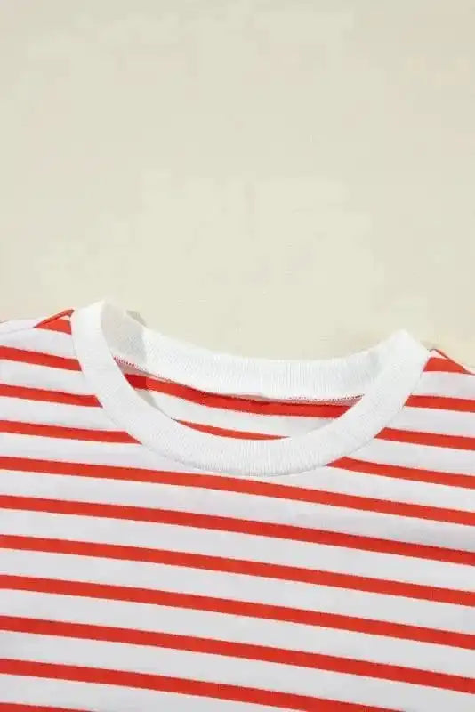 Sweatshirts Urban Stripe Loose Sweatshirt
