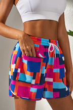 Swim Bottoms Rose GeoWave Swim Shorts
