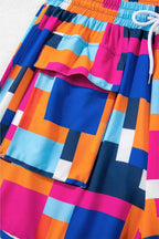 Swim Bottoms Rose GeoWave Swim Shorts