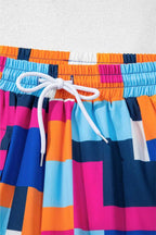 Swim Bottoms Rose GeoWave Swim Shorts