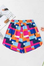 Swim Bottoms Rose GeoWave Swim Shorts