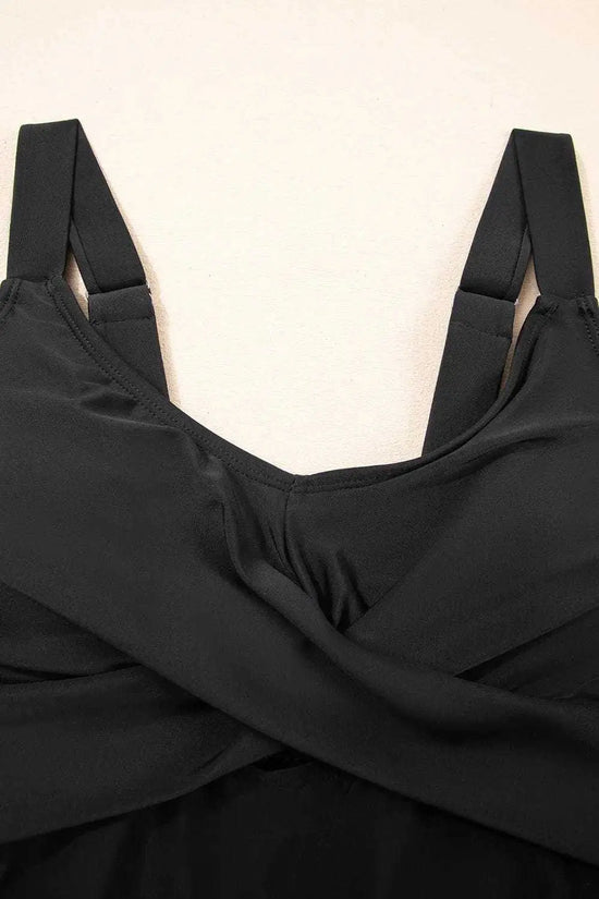 Swim Dresses Black Swim Dress - One-Piece