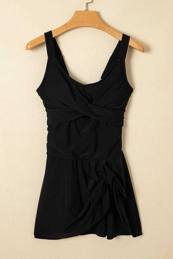 Swim Dresses Black Swim Dress - One-Piece
