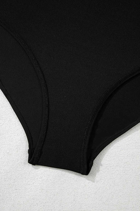 Swim Dresses Sleek Side-Tied Swim Dress