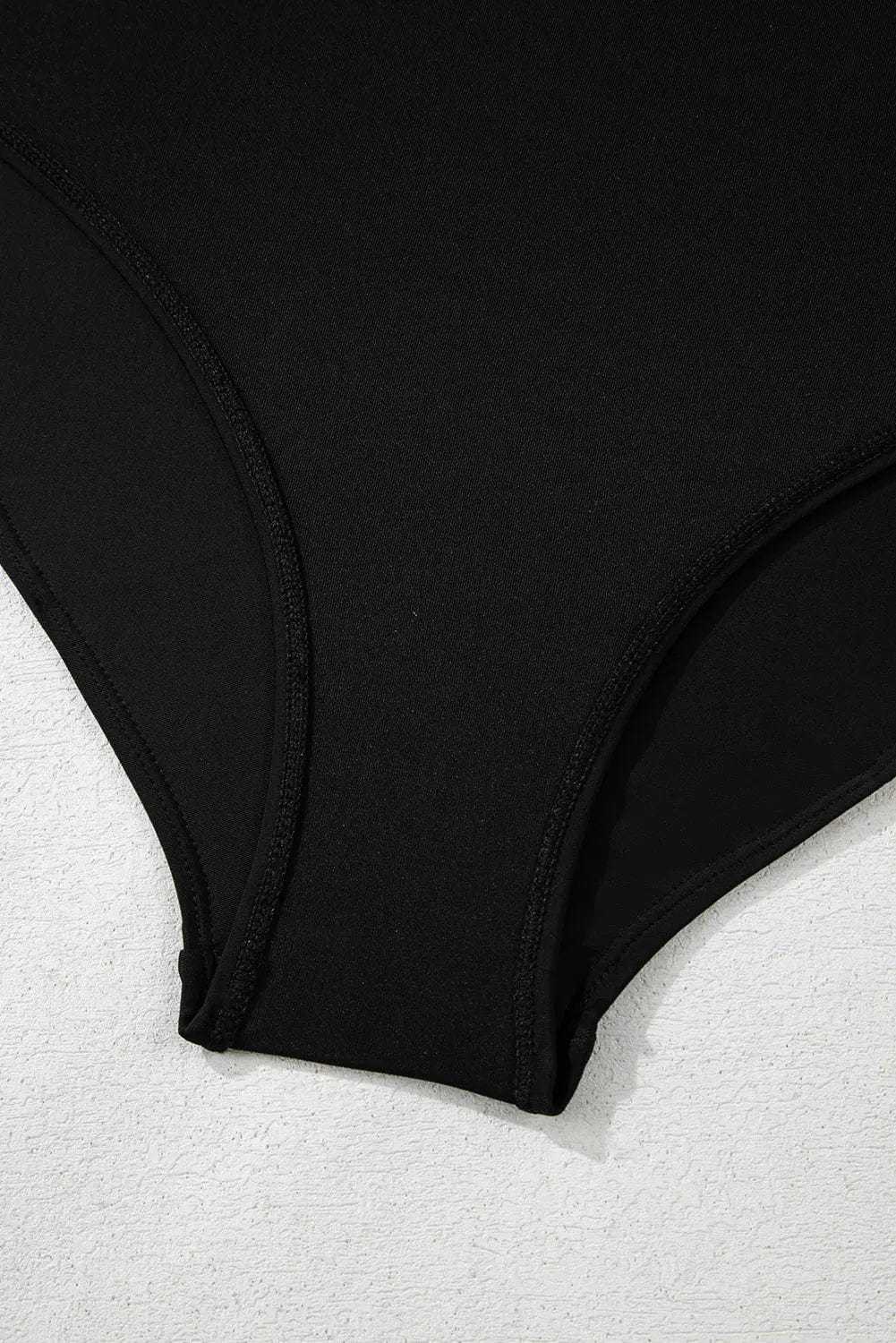 Swim Dresses Sleek Side-Tied Swim Dress