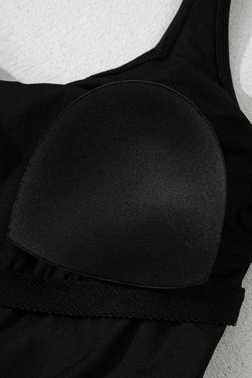 Swim Dresses Sleek Side-Tied Swim Dress