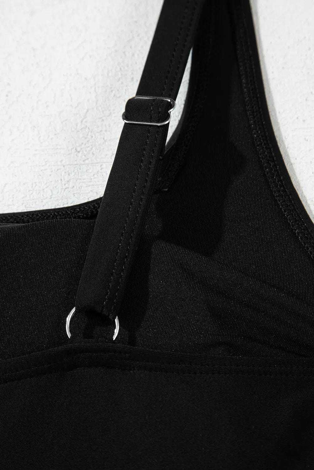 Swim Dresses Sleek Side-Tied Swim Dress