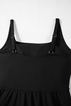 Swim Dresses Sleek Side-Tied Swim Dress