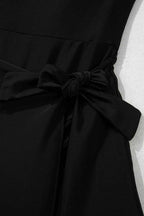 Swim Dresses Sleek Side-Tied Swim Dress