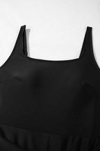 Swim Dresses Sleek Side-Tied Swim Dress