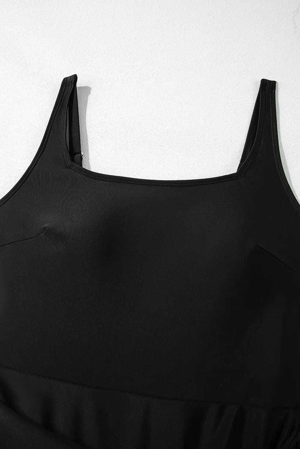 Swim Dresses Sleek Side-Tied Swim Dress