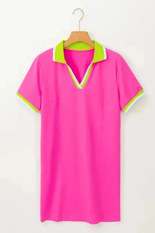 T Shirt Dresses Elegant Edge T-Shirt Dress