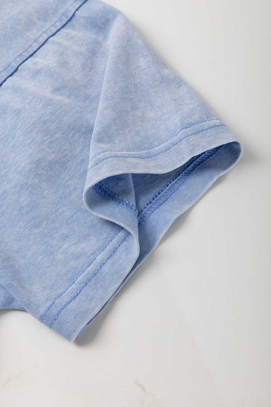 T Shirt Dresses Flower Mini T-Shirt Dress