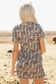 T Shirt Dresses Leopard Print T-Shirt Dress - Brown