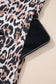 T Shirt Dresses Leopard Print T-Shirt Dress - Brown