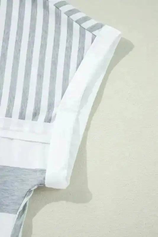 T Shirt Dresses Modern Mix T-Shirt Mini Dress - Grey