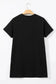 T Shirt Dresses Nashville Guitar Mini Dress Black – Rock & Roll Party Dress