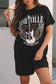 T Shirt Dresses Nashville Guitar Mini Dress Black – Rock & Roll Party Dress