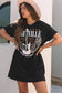 T Shirt Dresses Nashville Guitar Mini Dress Black – Rock & Roll Party Dress