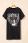 T Shirt Dresses Nashville Guitar Mini Dress Black – Rock & Roll Party Dress
