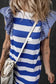 T Shirt Dresses Sooty Stripe Swirl Tunic Dress