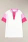 T Shirt Dresses Striped Color Block T-Shirt Dress - White