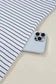 T Shirt Dresses Striped Ruffle Mini T-Shirt Dress - White