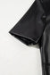 T Shirt Dresses Vegan Leather T-shirt Dress - Loose Fit