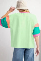 T-Shirts Oversized Stitched Top