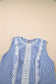 Tank Tops Lace Stripe Tank Top