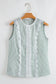 Tank Tops Lace Stripe Tank Top