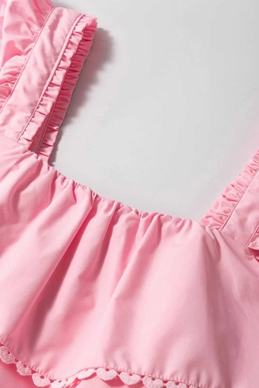 Tank Tops Sweetheart Flutter Top