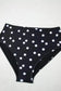Tankinis Black Polka Dot Tankini Set