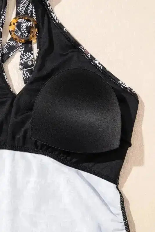 Tankinis Black Splash Skirt Tankini