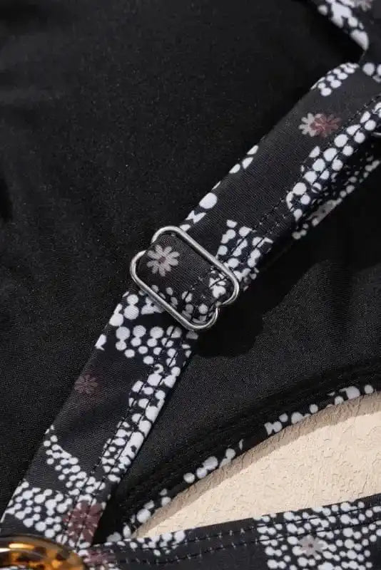 Tankinis Black Splash Skirt Tankini