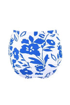 Tankinis Blue Square Neck Sleeveless Fashion Print Tankini Set