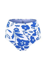 Tankinis Blue Square Neck Sleeveless Fashion Print Tankini Set