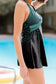 Tankinis Dotty Halter Push-Up Babydoll Tankini Set