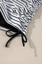 Tankinis Monochrome Striped Tankini Set